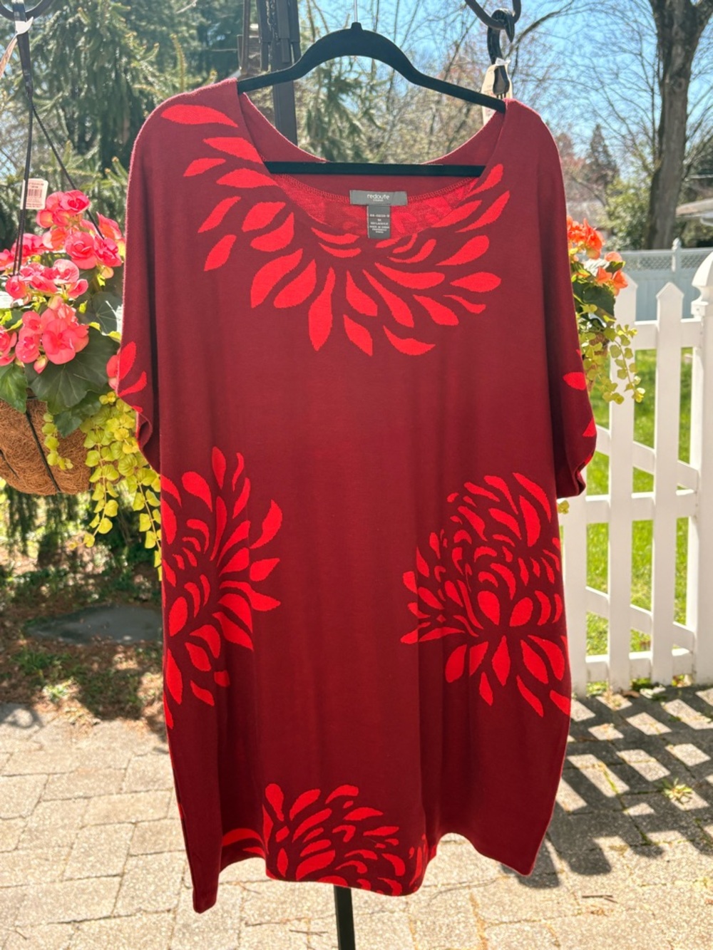 Floral Knit Tunic